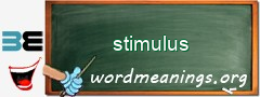 WordMeaning blackboard for stimulus